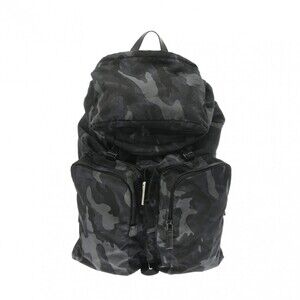 PRADA Camouflage Backpack Navy Blue Black Nylon Daypack